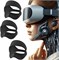 Чехол для VR-маски KASTWAVE, 3 шт., дышащая повязка для глаз и лица, подходит для гарнитур Meta/Oculus Quest 3, Quest 2, Vision Pro, Quest Pro, PSVR2, для виртуальной реальности, черный с доставкой по Душанбе, по Худжанду, по Бохтару и по всему Таджикиста 1000040610
