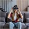 VR 3D очки виртуальной реальности с гарнитурой и наушниками виртуальной реальности, фильтр синего света для фильмов и видеоигр, совместимы со смартфонами с диагональю экрана 4,5-6,3 дюйма, можно смотреть через очки с доставкой по Душанбе, по Худжанду, по 1000040666