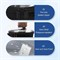 Портативный мини-чехол KASTWAVE для Meta Quest 3S/Quest 3/Vision Pro, сумка для хранения VR-гарнитуры, совместимая с контроллерами и оригинальным ремешком для головы для улучшенной защиты (прозрачный) с доставкой по Душанбе, по Худжанду, по Бохтару и по в 1000040768