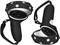 Чехол-накладка на контроллер TNP Products для Oculus Quest 2 / Meta Quest 2, черный, для VR-контроллеров, с регулируемыми ремешками. с доставкой по Душанбе, по Худжанду, по Бохтару и по всему Таджикистану. 1000040820