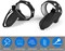 Чехол-накладка на контроллер TNP Products для Oculus Quest 2 / Meta Quest 2, черный, для VR-контроллеров, с регулируемыми ремешками. с доставкой по Душанбе, по Худжанду, по Бохтару и по всему Таджикистану. 1000040820