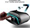 3D VR-гарнитура, Bluetooth-контроллер, регулируемые HD-линзы с защитой от синего света, эффект полного погружения на 360 градусов, совместимость с Android-смартфонами с диагональю экрана от 5 до 7 дюймов, эргономичная обивка из искусственной кожи для моби 1000040849