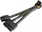 Кабель JOYJOM 16Pin для подключения видеокарты к 3 разъемам 8 Pin PCIe - 16AWG PCIE 5.0 12VHPWR 600W 90 градусов, угловой, 16-контактный, 12+4-контактный адаптер питания для видеокарт RTX 4090 4080 3090TI 4070Ti (тип A) 1000042589