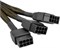 Кабель JOYJOM 16Pin для подключения видеокарты к 3 разъемам 8 Pin PCIe - 16AWG PCIE 5.0 12VHPWR 600W 90 градусов, угловой, 16-контактный, 12+4-контактный адаптер питания для видеокарт RTX 4090 4080 3090TI 4070Ti (тип A) 1000042589